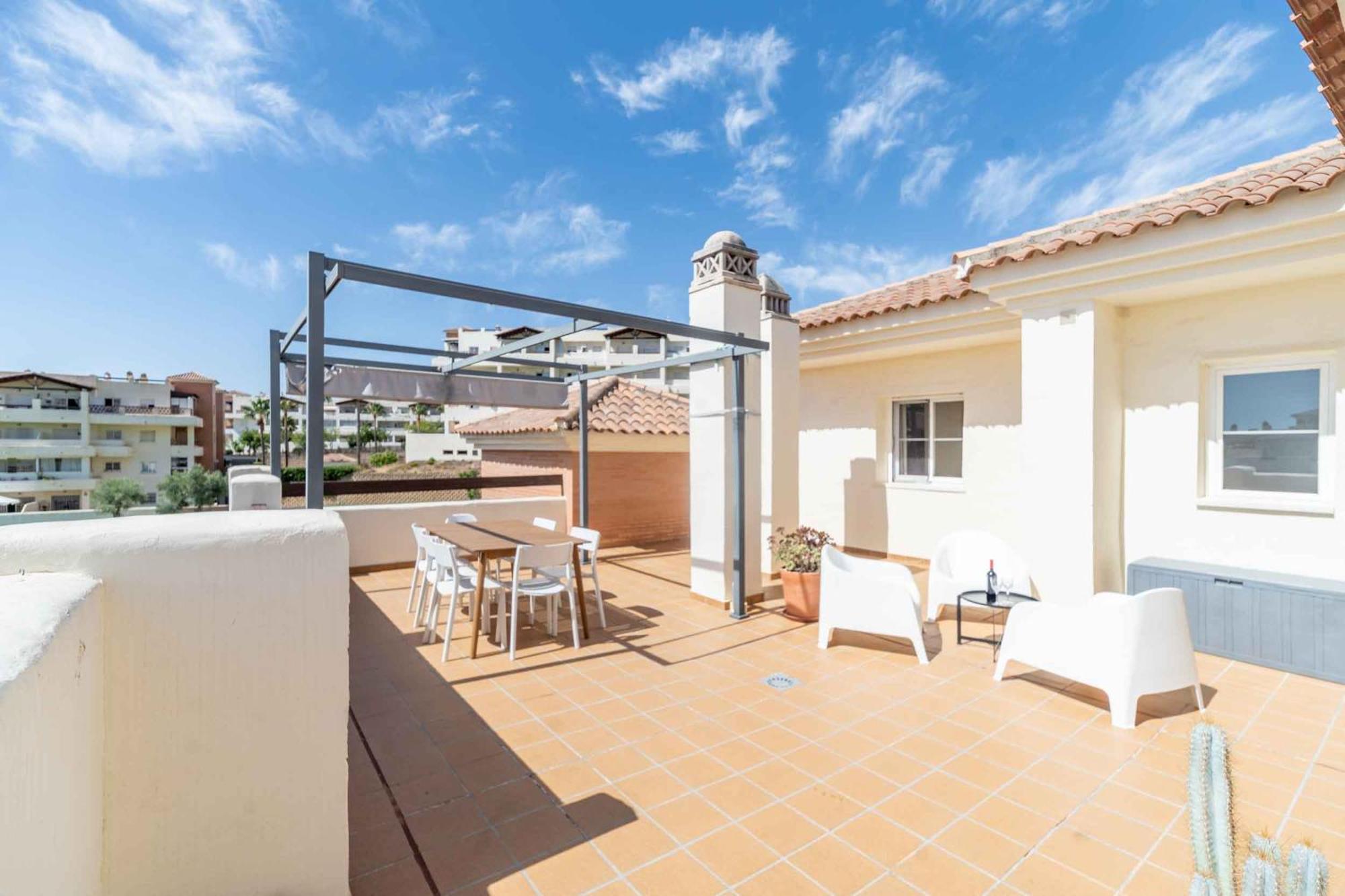 Ferienwohnung 116 - Penthouse With Views And Pool, 5Min Away From Golf Course! Benalmádena Exterior foto